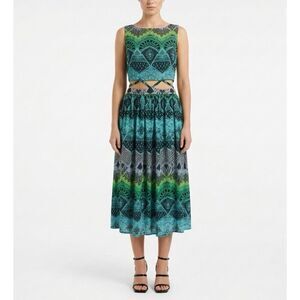 Mara Hoffman | Dresses | Mara Hoffman Beaded Backless Floor Length Gown |  Poshmark